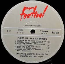 Improvisations Pour Flute De Pan Et Orgue Lp 1971 Gatefold Von Gheorghe Zamfir Marcel Cellier