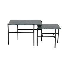 It makes the perfect perch for decorative serving trays or even board games for game nights with friends and family. Scandinavian Design Coffee Table Stoneupcycle Bruunmunch Furniture Aps Marble Lacquered Metal Base Rectangular