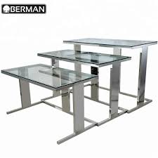 Outdoor wicker bar height dining table outdoor tables chicago made from dark rattan, this outdoor bar table constitutes a great proposition for those its top features planters for herbs along shorter edges and across the centre! 2017 Fancy Glass Top Bar Height Dubai Banquet Event Restaurant Buffet Cafeteria Tables And Chairs Tables For Restaurants Cafe Buy Tables For Restaurants Cafe Restaurant Buffet Tables Cafeteria Tables And Chairs Product On Alibaba Com