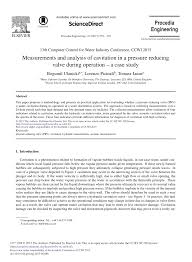 Unit 14, 19/f., harbour industrial centre, 10 lei hing street, ap lei chau, hong kong. Pdf Measurements And Analysis Of Cavitation In A Pressure Reducing Valve During Operation A Case Study