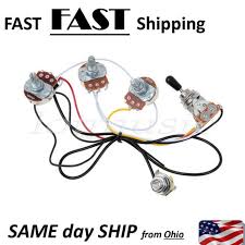Wiring kit for stratocaster includes. Allparts Strat Stratocaster Wiring Kit For Electric Guitar For Sale Online Ebay