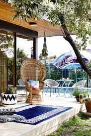 8 Of The Best Outdoor Zones For Relaxing Styling By Rachel Vigor Photography By Derek Swalwell Indoor Patio Boho Patio Patio