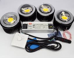 200w Cxb3590 Diy Cob Led Growing Lights With Reflecter Solution For 3500k Warm White Greenhouse Grow Lights