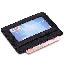 This leather business card holder is used by a lot of people as their regular wallet and uses the business card pouch for cash or coins. Ogem Genuine Leather Mini Slim Unisex Credit Card Holder Wallet With Business Card Slots Buy Online In Dominica At Dominica Desertcart Com Productid 19674003