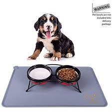 D I Pet Supplies Dog Food Mat Small Size 18 5 X 11 5 X 0 4 Pet Feeding Mat Fda Grade Silicone Pet Food Mat Dog Food Mat Pet Food Mat Pet Supplies Dog