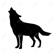 Eps and jpg wolf silhouettes stock illustrations Howling Wolf Wolf Silhouette Wolf Howling Animal Symbolism