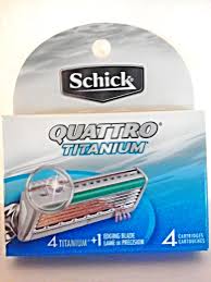An edging blade provides extra precision in harder to reach spaces, and an ergonomically designed handle gives added control. New Schick Quattro Titanium Cartridges 4 And Similar Items