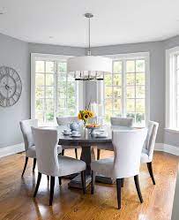 Talkin' stripes & girly room ideas! Dining Room Ideas Best Gray Dining Room Paint Colors Pictures Ideas
