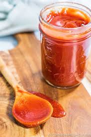This homemade bbq sauce recipe is an intoxicating it's made by simmering simple pantry staples of ketchup, molasses, brown sugar, apple cider vinegar, liquid smoke, seasonings and my secret. Homemade Keto Bbq Sauce Recipe Sugar Free And Low Carb