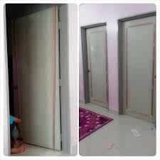Bilik air ni asalnya kecik je tapi saya besarkn dengan pecahkan tembok belah kanan tu, jadi bilik air nampak panjang. Gambar Tranformasi Rumah Flat 650sqf Menjadi Sebuah Kondo Betu Betul Cantik Impiana