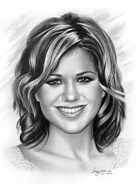 Kelly Clarkson By Imaginee On Deviantart Pencil Drawings Portrait Deviantart Drawings