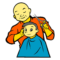 Barber Picture For Kids Careers Learning Activity