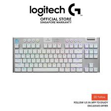 For serious gamers looking for high quality and high performance. Logitech G915 Tkl Tenkeyless Lightspeed Wireless Bluetooth Lightsync Rgb Mechanical Gaming Keyboard White Shopee Singapore