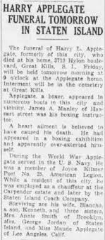 Obituary for Harry L. APPLEGATE