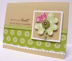 All creative skill levels are welcome. Mommy Scraps A Little Luck Good Luck Cards Card Craft Card Making Birthday
