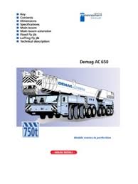 Demag Ac 650 Specifications Cranemarket