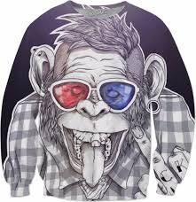 Crazy Chimp Monkey Art Art Drawings