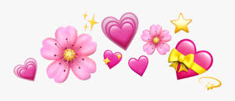 Flower emoji meaning is often regarded as positive feelings, thoughts or emotions. Two Pink Hearts Emoji Meaning Heart Flower Crown Png Free Transparent Clipart Clipartkey