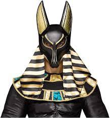 Amazon | Fun World アヌビス エジプトの神 ファラオ マスク かぶりもの メンズ 衣装 仮装 ハロウィン コスプレ 衣装  コスチューム | コスプレ・仮装 通販