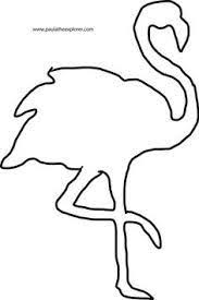 Image Result For Simple Animal Outline Drawings For Kids Flamingo Coloring Page Animal Outline Art Therapy Activities