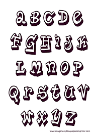 Letras Graffiti Para Imprimir Imagenes Y Dibujos Para Imprimir Modifique el grosor de las líneas de cada letra a su gusto. letras graffiti para imprimir imagenes