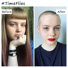 Https Www Facebook Com Girlsheadshave Photos A 968152309973222 2117097355078706 Type 3 Theater Long Hair Girl Shaved Hair Women Before And After Haircut