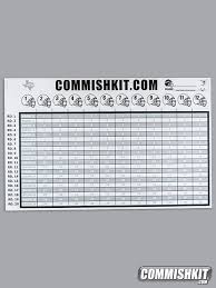 Create, share, and brag over your own big board now. 12 Team 20 Round Draft Board Kit With Labels Commish Kit