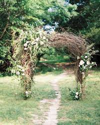 Sometimes resin chairs just can't match the natural beauty of wood, and that's ok! Wedding Arch Inspiration We Love For Your Ceremony Martha Stewart