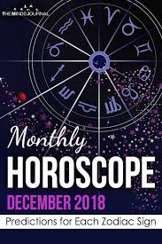 December 2018 Horoscope Predictions For Each Zodiac Sign 2018 Horoscope Horoscope Zodiac Signs