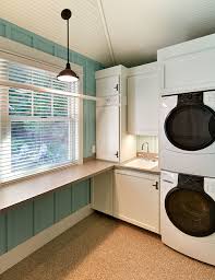 A large laundry room countertop is the perfect spot for folding laundry. Efficient Use Of The Space 19 Small Laundry Room Design Ideas