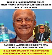 1969: Ramesh Chauhan Bought Bisleri For Just Rs. 4 Lakh 😯