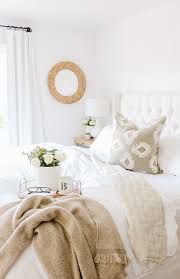 One of the first things i think about when i start planning out a bedroom design (or design for any room!) is how i want the room to feel. Neutral Cozy Master Bedroom With Wallpaper The Reveal 1111 Light Lane