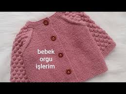 Bonbon Sekeri Hirka Modeli Youtube In 2021 Baby Knitting Patterns Baby Knitting Sewing Dresses