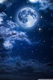 Beautiful Moon In The Sky 4k Hd Desktop Wallpaper For 4k Ultra Hd Tv Wide Ultra Wides Beautiful Wallpapers Backgrounds Night Sky Wallpaper Beautiful Moon