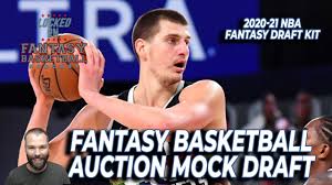 Nba Fantasy Basketball Auction Mock Draft 9 Category H2h 12 Team Youtube