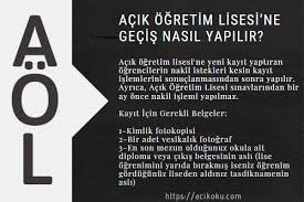 Maybe you would like to learn more about one of these? Acik Ogretim Lisesi Ne Gecis Nasil Yapilir Aol Acik Ogretim Lisesi 2020 2021