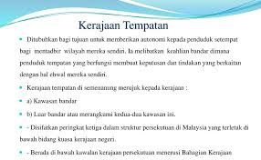 Masa kejayaan kerajaan mataram islam. Bidang Kuasa Kerajaan Tempatan Dalam Perlembagaan Persekutuan
