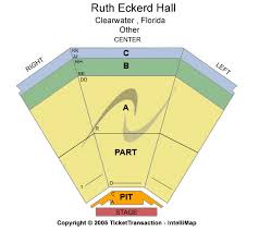 Ruth Eckerd Hall Seating Chart