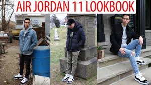 Colorwhite / black — dark concord. How To Style Air Jordan 11 Concord Outfit Ideas Look Book Youtube