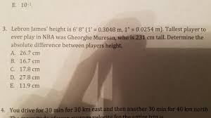 Lebron james height at 16 years old.if you plan on growing abnormally tall, i suggest you legit.ng news ★ lebron raymone james jr., commonly known as⭐bronny james⭐jr., is an american basketball player. Solved 3 Lebron James Height Is 6 8 1 0 3048 M 1 Chegg Com