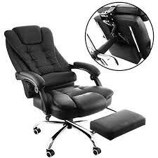 Maybe you would like to learn more about one of these? Vevor High Back Office Chair Ergonomic Pu Leather Executive Office Chair 360 Degree Swivel Reclining Office Chair With Footrest Black Computer Desk Chair Executive Chair With Footrest Amazon In Furniture
