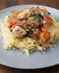 Lemon Chicken Spaghetti Squash Recipe By Tasty Recipe Healthy Recipes Recipes Healthy