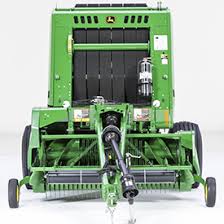 Showing net wrap being applied when bale is finished forming in new holland large round baler. Zero Series Round Balers 450m Round Baler John Deere Us
