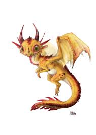 Little Dragon Flying Baby Dragon Art Baby Dragon Little Dragon