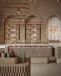 OTTO BITE – TURKISH HALVAH CAFE Inspired by Ottoman. Arches, brick textures, traditional Marmara marble, copper details, colors… Deliciously Brand Building // #concept & #brand & #interior & #design @kitchen_ist 🔹 #logodesign #