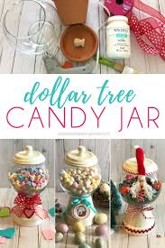 Diy Dollar Tree Candy Jar Candy Jars Diy Dollar Tree Diy Crafts Dollar Tree Crafts