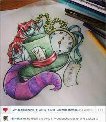 Das weiße kaninchen rettet alice, im film alice im wunderland vor einem ungewollten heiratsantrag. Pin By Monica Mitchell On Ink And Piercings Wonderland Tattoo Alice In Wonderland Drawings Alice In Wonderland
