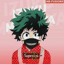 Supreme Deku Gangsta Anime Anime Rapper Awesome Anime