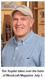 Tim Snyder Named Woodcraft Magazine Editor