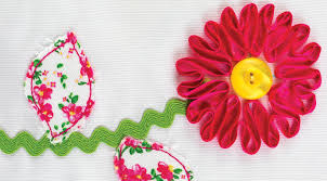 Silk ribbon embroidery wildflowers full kit | etsy. Lesson 2 Flower Embellishment Ribbon Embroidery Classic Sewing Magazine